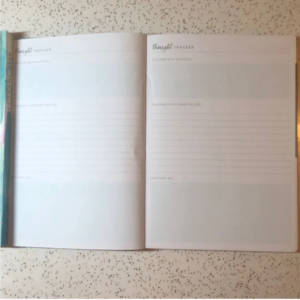 Guided Self-Improvement Journal notebook